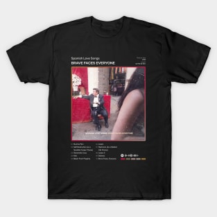 Spanish Love Songs - Brave Faces Everyone Tracklist Album T-Shirt